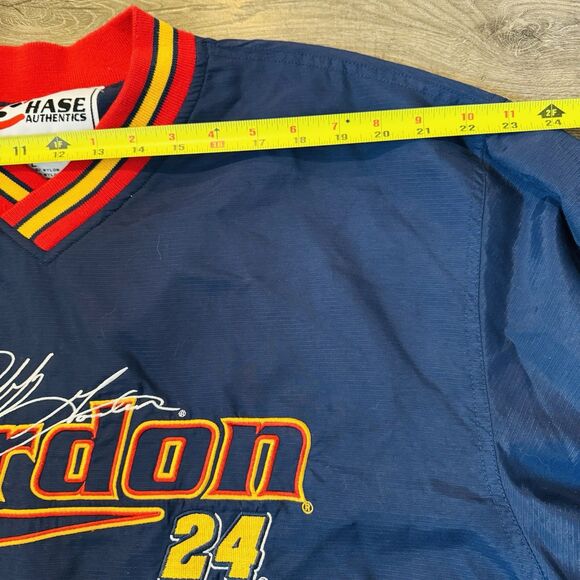 Jeff gordon #24 NASCAR Racing Windbreaker Pullover Jacket Large Chase Authentics - Picture 9 of 10